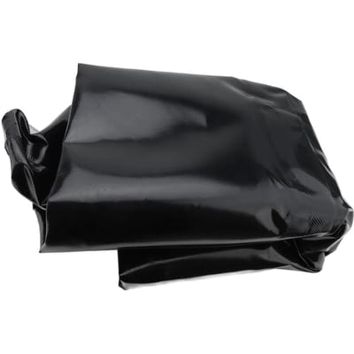 Vessie de stockage d'eau 3/4 sortie Portable Pliable Épaissie PVC Souple Réservoir d'eau pour Extérieur Noir 400L noir
