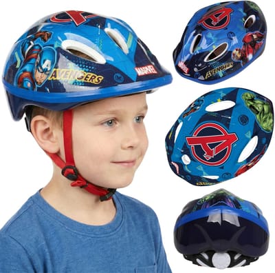 MARVEL Avengers Veilige fietshelm voor jongens, lichtgewicht, verstelbaar 52-56 cm