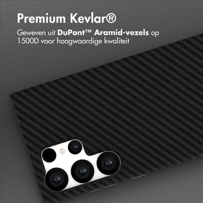 Accezz Hoesje - Geschikt voor Samsung Galaxy S23 Ultra - backcover - Zwart