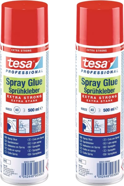 Tesa - Tapijtbespuitingslijm - 500ml - Zeer Sterk - Voor Meubels en Stoffen