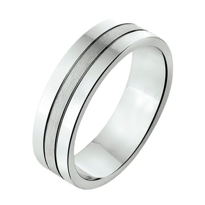 ring a309 - 6 mm - zonder steen zilver gerhodineerd 1315215