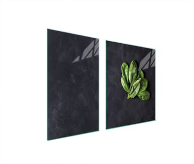 TMK ArtDeko - Snijplank - Glas - 100x52cm - Basilicum