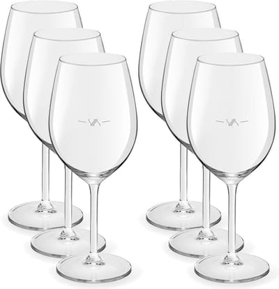 Royal Leerdam Wijnglazen Espirit - 12x - rode wijn - 530 cl - met maatstreep