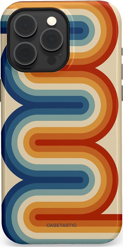 Casetastic Hoesje Geschikt voor Apple iPhone 15 Pro Max Magsafe - Stijlvolle Beschermende Duo-layer Case - Vintage Boog
