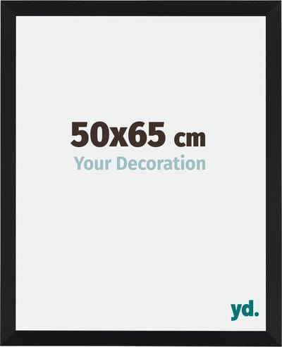 Your Decoration - Fotolijst 50x65 cm - MDF - Zwart Mat - Catania