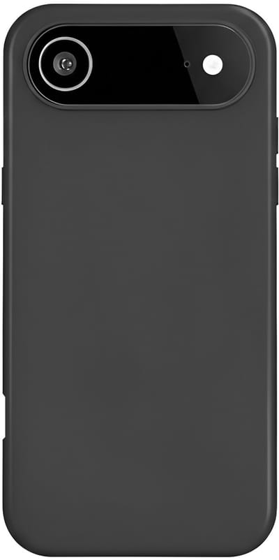 MYWAY, Hoesje geschikt voor iPhone Air - Siliconen MagSafe Anti-Shock & Oleophobic, Zwart