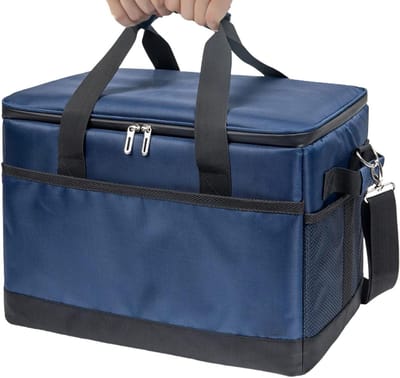 Koeltas - Isolatietas Koelbox - Voedsel Koel Houden - Opvouwbaar Ontwerp - 10 Liter - Marineblauw