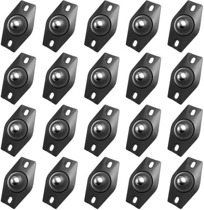 Dailygoods- Meubelwielen 360° Rotatie - Zwenkwielen - Transportroller - Meubelwieltjes - Zware Belastbaarheid 15 kg - Schokabsorberend - Transportwielen