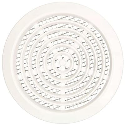 Ventilatierooster rond 80 mm met insectenhor