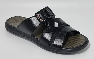 Walking - Slippers Heren - Licht Gewicht Heren Slippers - Slippers met een Zacht Voetbed - Zwart – Maat 39