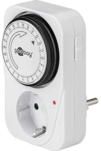 Mechanische analoge timer voor stopcontact met 96 schakelprogramma's