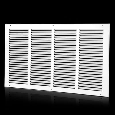 Retourluchtgrill 30"x6" - Plat Rooster voor Zijwand en Plafond - Stalen Ventilatierooster voor Verbeterde Luchtcirculatie