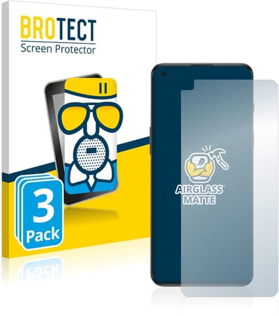 BROTECT - Screenprotector voor OnePlus Nord 2T 5G - Folie Beschermfolie Beschermglas matte 3 Stuks