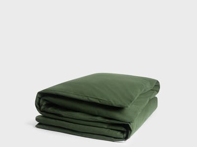 Yumeko dekbedovertrek flanel mosgroen 260x240 (zonder slopen) - Biologisch & ecologisch