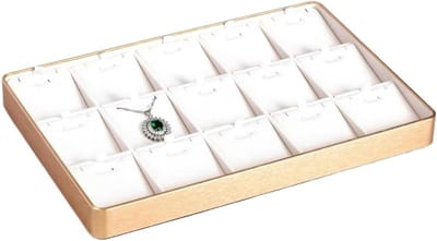 Sieraden Display - Sieraden Organizer - Sieraden Opbergen - Zachte Microvezel - Meerdere Vakken - Zwart