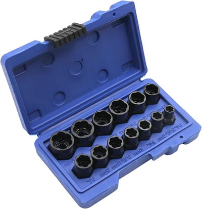 Trekkerset - Verwijderingsgereedschap - Schroeven Verwijderen - Ergonomisch Design - 13 Delig - Meerkleurig