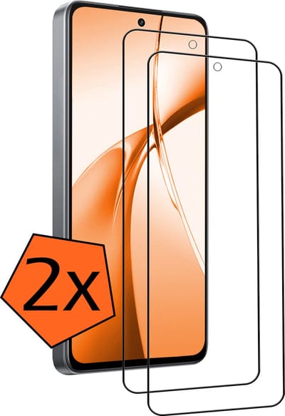 Screenprotector - 2 Stuks - Geschikt voor OnePlus Nord CE4 - Full Cover - Gehard Glas - Beschermglas - Tempered Glass - Screen Protector