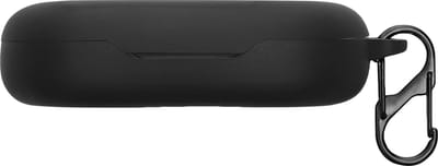kwmobile cover voor oordopjes case - geschikt voor JBL Soundgear Sense - Trendy beschermhoes draadloze oordopjes in zwart