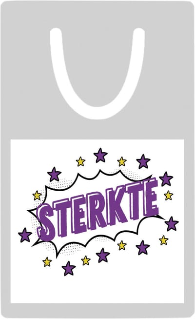 Hacebo® - Sterkte metalen boekenlegger- Beterschap - motivatie - beterschap cadeau - kado - moeilijke tijd Bladwijzer boekenleggers - 7.6 cm x 5cm