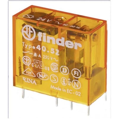 Finder 40.52.8.230.4000 Relais 250 V/AC, 400 V/AC 2x wisselcontact 1 stuk(s) Piece