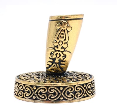 Dailygoody - Veer Pen Nib Stand - Metalen Pen Houder - Duurzaam en Stabiel - Ronde Basis - Vulpen Accessoires - Briefpapier Gift - Geschikt voor Creat