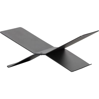 WOOOD Brook Boekenstandaard/Boekenhouder - Metaal - Zwart - 12x29x17