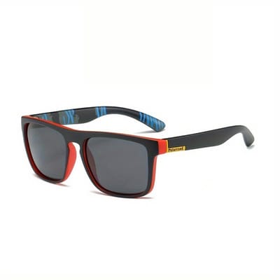 Bovista Polarizerende Zonnebril - Zonnenbrillen - Zonnenbril - Sun Glasses - Sunglasses - Techno Bril - Rave & Festival - Premium Quality - Zwart/Rood