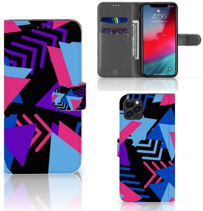 Apple iPhone 11 Pro Max Book Case Funky Triangle