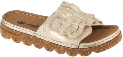 Rieker Slides Shoes, Vrouwen, Beige, Slippers, maat: 38