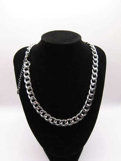 ICYBOY Massieve Klassieke Stalen Herenketting Roestvrije Staal [CLASSIC] [KLASSIEK] [11mm - 60 cm] Stainless Steel Cuban Chain Necklace Silver Steel Miami Chunky