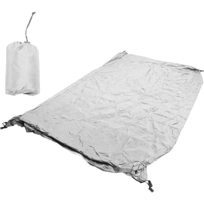 Pingpongtafelhoes Buiten Waterdicht Stofdicht Zilveren Coating Tafeltennis Hoes voor Binnenplaats grijze kleur