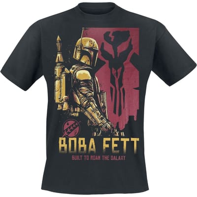 Star Wars - Disney T-shirt - The Book Of Boba Fett - Roam The Galaxy - S tot 5XL - voor Mannen - zwart