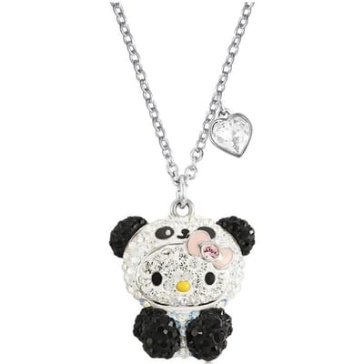 Swarovski Hello Kitty Panda Ketting Dames ketting 5167914 Box (Random Color),F,Silver white