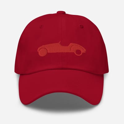 De2pktjes - Rood geborduurde pet (voor en achter) Burton - Veenbes