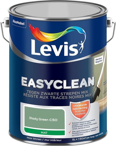 Levis - Easyclean Tegen Zwarte Strepen Mix - Shady Green C50 - Mengverf - 5 L