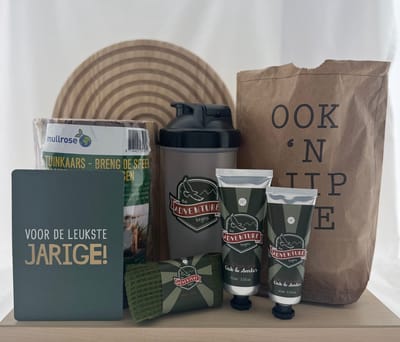 Verjaardag •Cadeaupakket Heren• Fakkel Hout Adventure - Leuk om cadeau te geven - Perfect Gifts