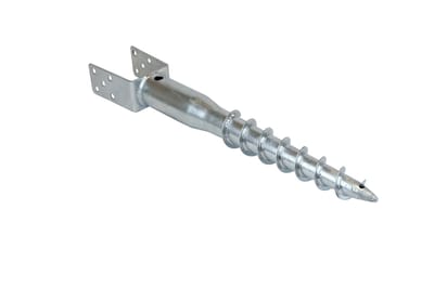 Wovar Schroefpaal met U|houder | Voor 9 x 9 cm Palen | Per Stuk