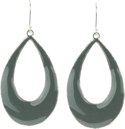 Behave - Oorbellen dames druppelvorm - groen minimalistisch design