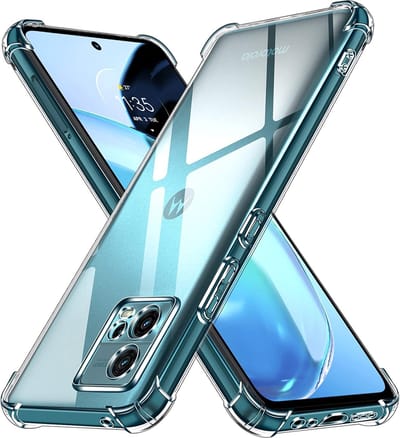 Hoesje geschikt voor Motorola Moto G72 - Techsuit Shockproof Silicone Back Cover - Transparant