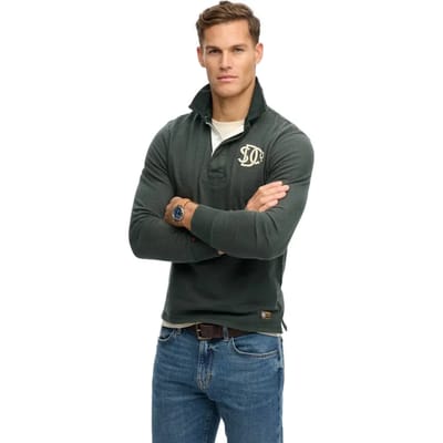 Superdry - Vintage Athletic Rugby Shirt - Heren - Tops