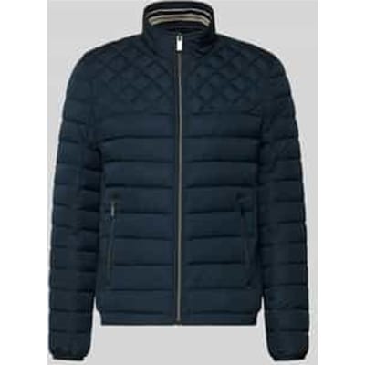 Slim fit Gewatteerd jack met gevoerde Kraag