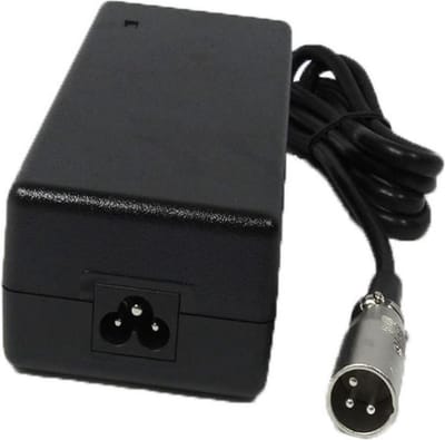 Fietsaccu lader - Elektrische fietsoplader - 24V - 2A - met XLR 3 pins stekker