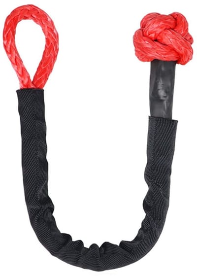 MTTproducts- Reddingstouw 25000 kg Treksterkte - Synthetisch Touw - Zachte Sluiting - 1/2" Dikte - 125 cm Lengte - Geschikt voor SUV/ATV/Truck - Sleepkabel