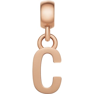 Daniel Wellington DW Charm Letter C Rose Gold