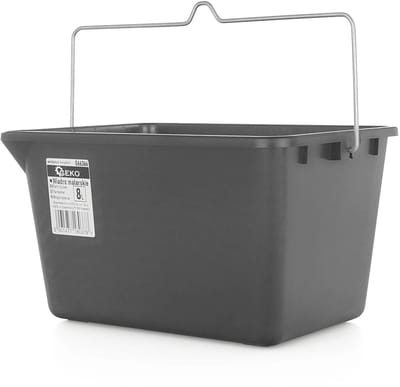 GEKO Verfemmer - 8L - Stevig PP Plastic - Met Groeven en Liter Markeringen