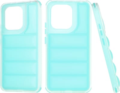 Hoesje geschikt voor Xiaomi Redmi Note 13 4G - Techsuit Wave Shield Shockproof Hard Case Back Cover - Turquoise