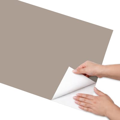 Coloray Meubel Wrap Folie - Bruin Meubelfolie - 50x100 cm - Decoratiefolie Pastel lichtbruin - Meubel Wrap Folie - Minimalist Meubelfolie - Plakfolie Meubels - Keuken decoratie - Achtergronden en patronen