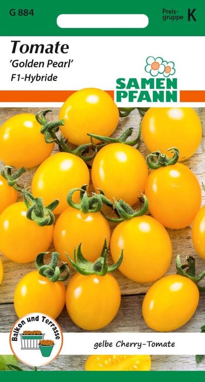 Cherrytomaat, Golden Pearl F1 - Groentezaden, tomatenzaden
