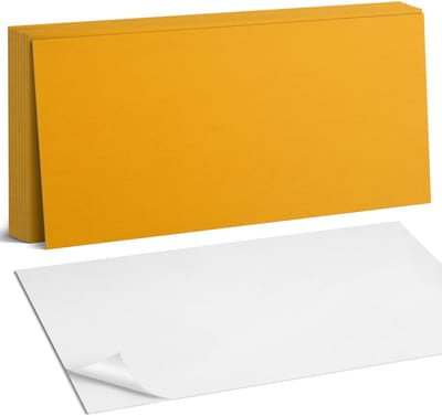 Coloray Plaktegels - Oranje Zelfklevende Wandtegels - 40 cm x 20 cm - Oranje Plaktegels - 10 stuks - Rechthoek PVC Tegels - Plaktegels Badkamer - Vloertegels Zelfklevend - Vinyl Tegels - Portugese Tegels
