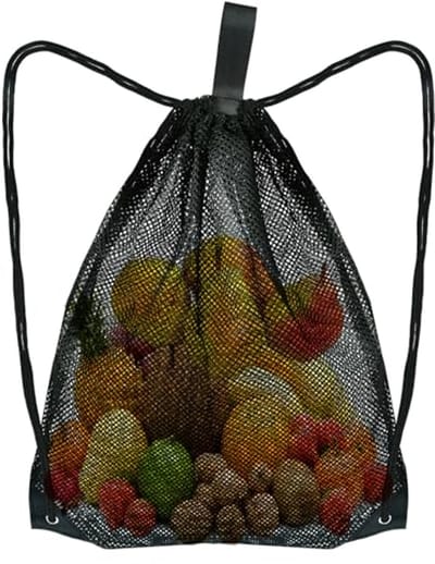 Stapelbare Nettas met Trekkoord voor Zwemmen, Fitness, Strand en Reizen